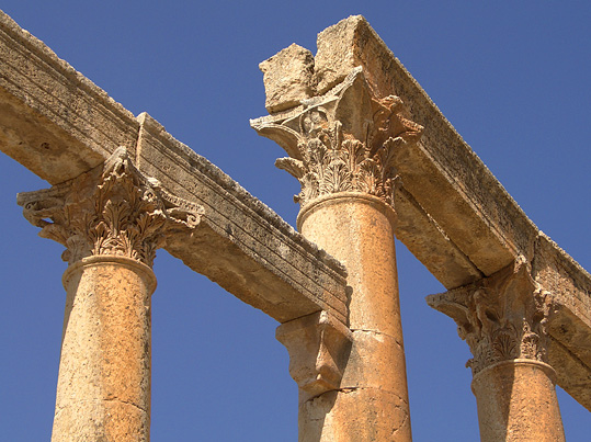 Säulen am Cardo Maximus